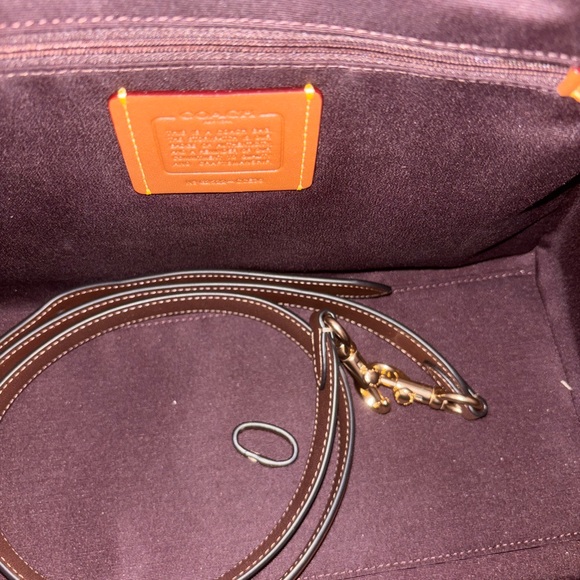 Rowan Large Satchel Bag In Signature Canvas With Fringe - Picture 3 of 10